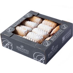 Biscotti Tutti-frutti, 550 г, Біскотті Тутті-фрутті, Печиво здобне пісочне, з вишневим повидлом