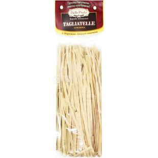 Bella Pasta, Tagliatelle, 400 г, Макарони Локшина, з твердих сортів пшениці