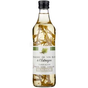 Beaufor, 500 мл, Уксус эстрагон, из белого вина, 7%