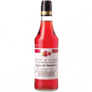 Beaufor, 500 мл, Уксус малиновый, красный, 7%