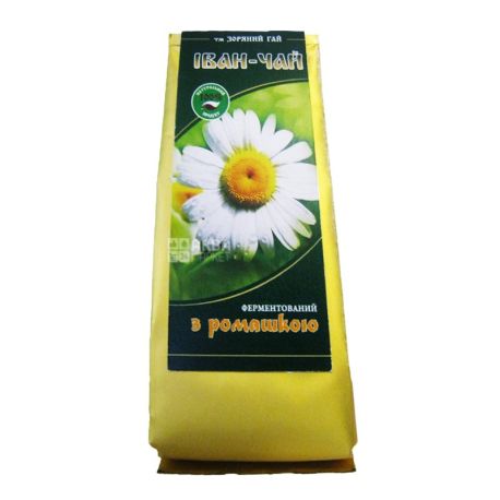 Зоряний гай, Іван-чай з ромашкою, 50 г, Чай трав'яний, ферментований