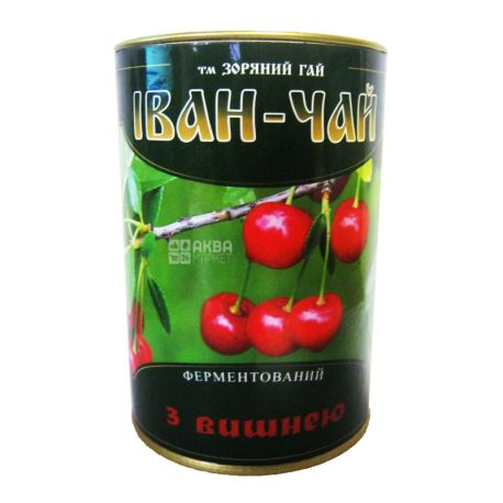 Зоряний гай, Иван-чай с вишней,100 г, Кипрейный чай, ферментированный, ж/б
