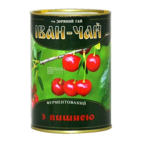 Зоряний гай, Иван-чай с вишней,100 г, Кипрейный чай, ферментированный, ж/б