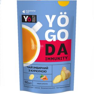 YOGODA, 50 г, Чай имбирный с куркумой, концентрированный