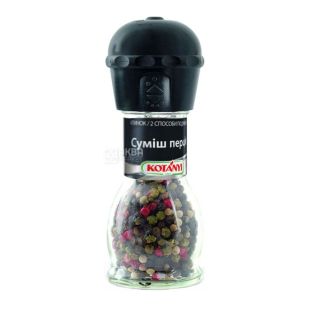 Kotanyi, 35 г, Суміш чотирьох перців, горошком, млинок