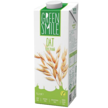 Green Smile, drink oat 2.5%, 0,95l, vegetable milk