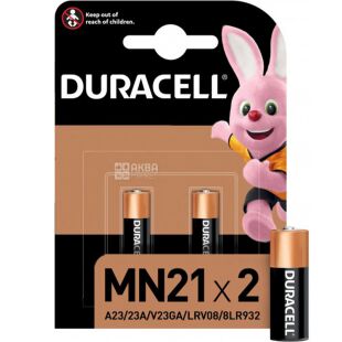 Duracell Long life, 2 шт., 12 V, Батарейки лужні, MN21