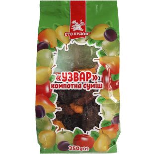 Сто пудів, 250 г, Компотна суміш, Узвар