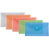 Axent DL, Папка-конверт на кнопке, глянцевая, ассорти, 228х130 мм