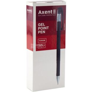 Axent, Forum, 12 шт., Ручка гелевая, синяя, 0,5 мм