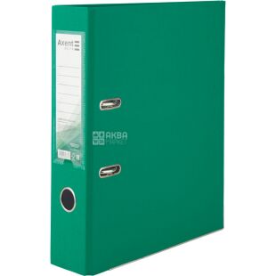 Axent Delta, 75 мм, Папка-реєстратор, одностороння, А4, зелена