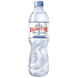 Buvette Vital №3, 0,5 л, Бювет Витал, Вода минеральная слабогазированная, ПЭТ