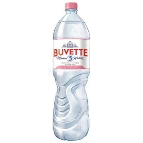 Buvette Vital №3, 1,5 л, Бювет Витал, Вода минеральная негазированная, ПЭТ