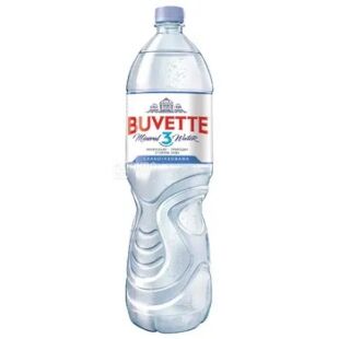 Buvette Vital №3, 1,5 л, Бювет Вітал, Вода мінеральна слабогазована, ПЕТ