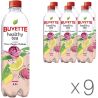 Buvette Healthy tea, Упаковка 9 шт, х 0,5 л, Напій негазований соковмісний Троянда-Лимон-Імбир Бювет, ПЕТ