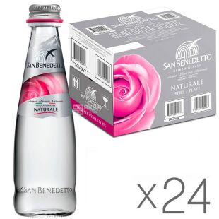 San Benedetto, 0,25 л, Упаковка 24 шт., Сан Бенедетто, Вода негазированная, стекло