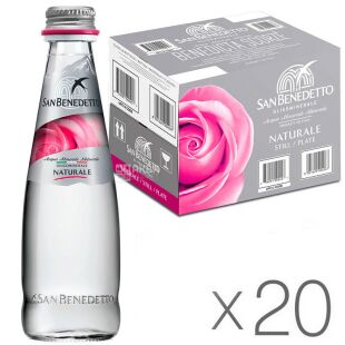 San Benedetto, 0,5 л, Упаковка 20 шт., Сан Бенедетто, Вода негазированная, стекло