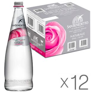 San Benedetto, 0,75 л, Упаковка 12 шт., Сан Бенедетто, Вода негазована, скло