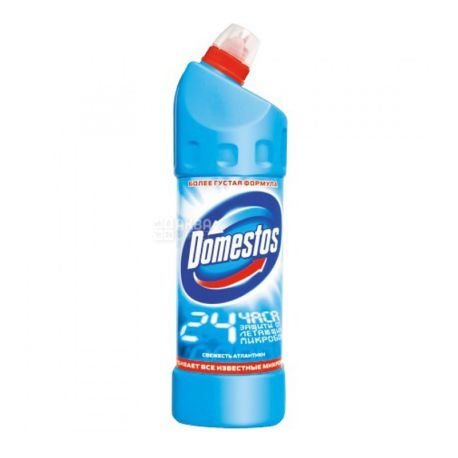 Domestos, 1 л, Средство для очищения, Свежесть атлантики