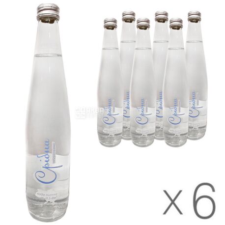 Sribna, Pack of 6 x 0.5 l, Non-carbonated drinking water