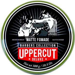Uppercut Deluxe, Matte Pomade, 300 г, Помада для укладки волос, матовая, ж/б