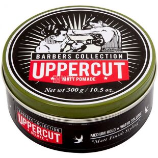 Uppercut Deluxe, Matte Pomade, 300 г, Помада для укладки волос, матовая, ж/б