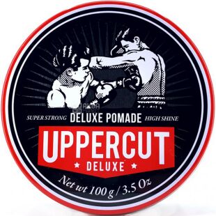 Uppercut Deluxe, Pomade, 100 г, Помада для укладки волос, ж/б