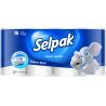 Selpak Super Soft, 16 рул., Туалетная бумага Селпак Супер Софт, 3-х слойная