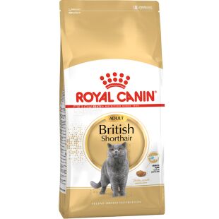 Royal Canin, British Shorthair Adult, 2 кг, Корм сухой, для кошек породы Британская короткошерстная