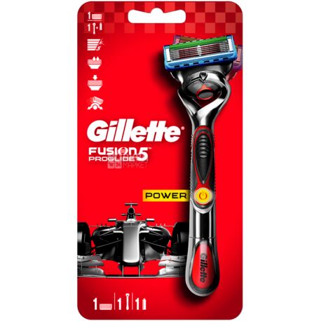 Gillette, 1 pc., Shaving razor, Fusion Proglide Power, FlexBall