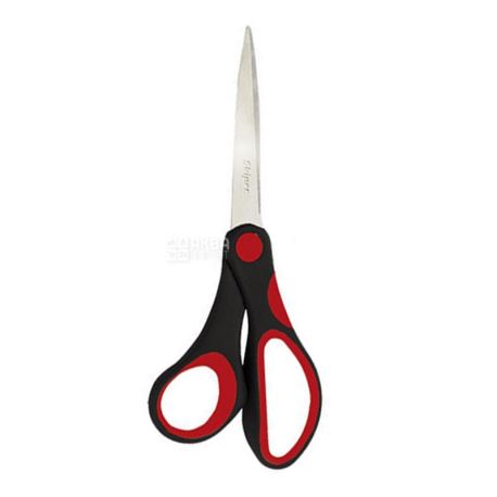 Skiper, 20.3 cm, stationery scissors, With rubberized insert, m / s