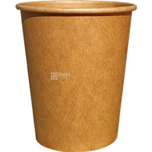 EcoCraft, Стакан паперовий, 250 мл, 50 шт., D80 мм