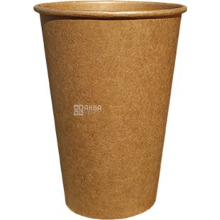 EcoCraft, Стакан паперовий, 450 мл, 50 шт., D90 мм