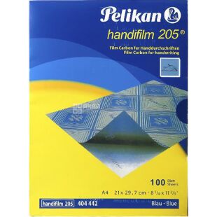 Klerk Pelikan Handifilm, 100 шт., Папір копіювальний А4, чорний, 18 г/м2