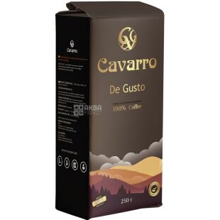 Cavarro De Gusto, 250 г, Кофе молотый, средней обжарки