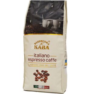 Венский кофе Italiano Espresso, 1 кг, Кофе в зернах средней обжарки, купаж