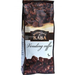 Віденська Кава Vending, 1 кг, Кава в зернах темного обсмаження, купаж