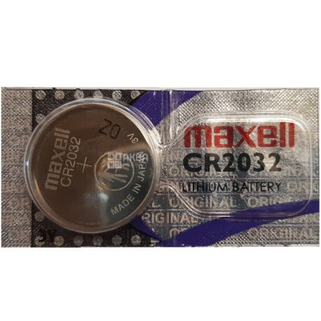 Maxell, 1 шт., 3V, Батарейка литиевая, круглая, CR2032