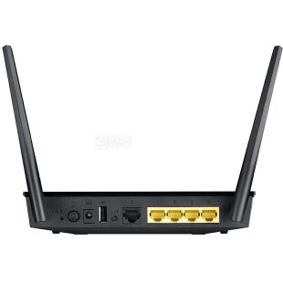 ASUS RT-AC51U, Роутер с двумя антеннами, черный