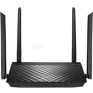 ASUS RT-AC57U_V3, Роутер с четырьмя антеннами, черный