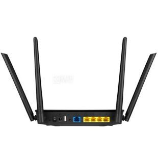 ASUS RT-AC57U_V3, Роутер с четырьмя антеннами, черный