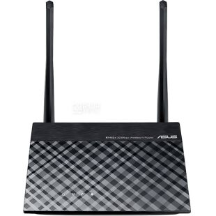 ASUS RT-N12+, Роутер на две антенны, черный
