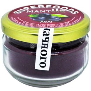 Manteca, 50 г, Биодобавка, ягоды Асаи, порошок