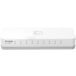 D-Link DES-1008C, Коммутатор с 8 портами, неуправляемый