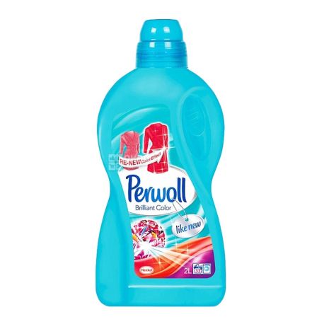 Perwoll, 2 l., Means for washing colored fabrics Brilliant Color