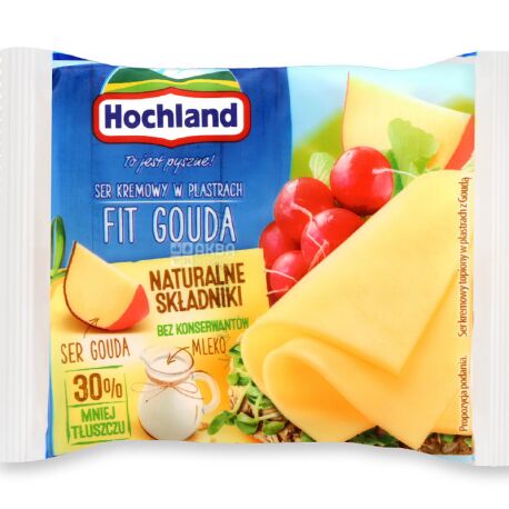 Hochland Gouda, Processed cheese, 130 g