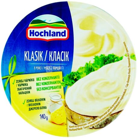 Hochland, klasik, 150 г, Сир плавленный Сливочный 