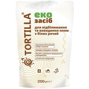 Tortilla, 200 г, Відбілювач та плямовивідник, для білих речей