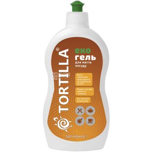 Tortilla, 500 мл, Гель для миття посуду, Еко
