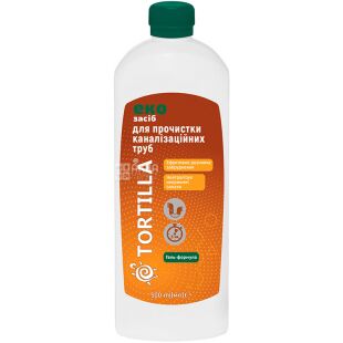 Tortilla, 500 мл, Тортілла, Засіб для прочищення каналізаційних труб, органічний